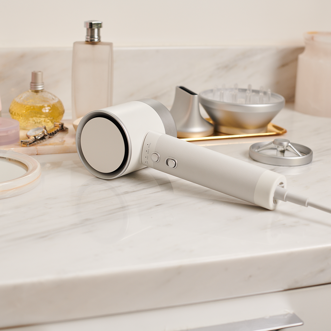 Zuvi Halo Hair Dryer on counter