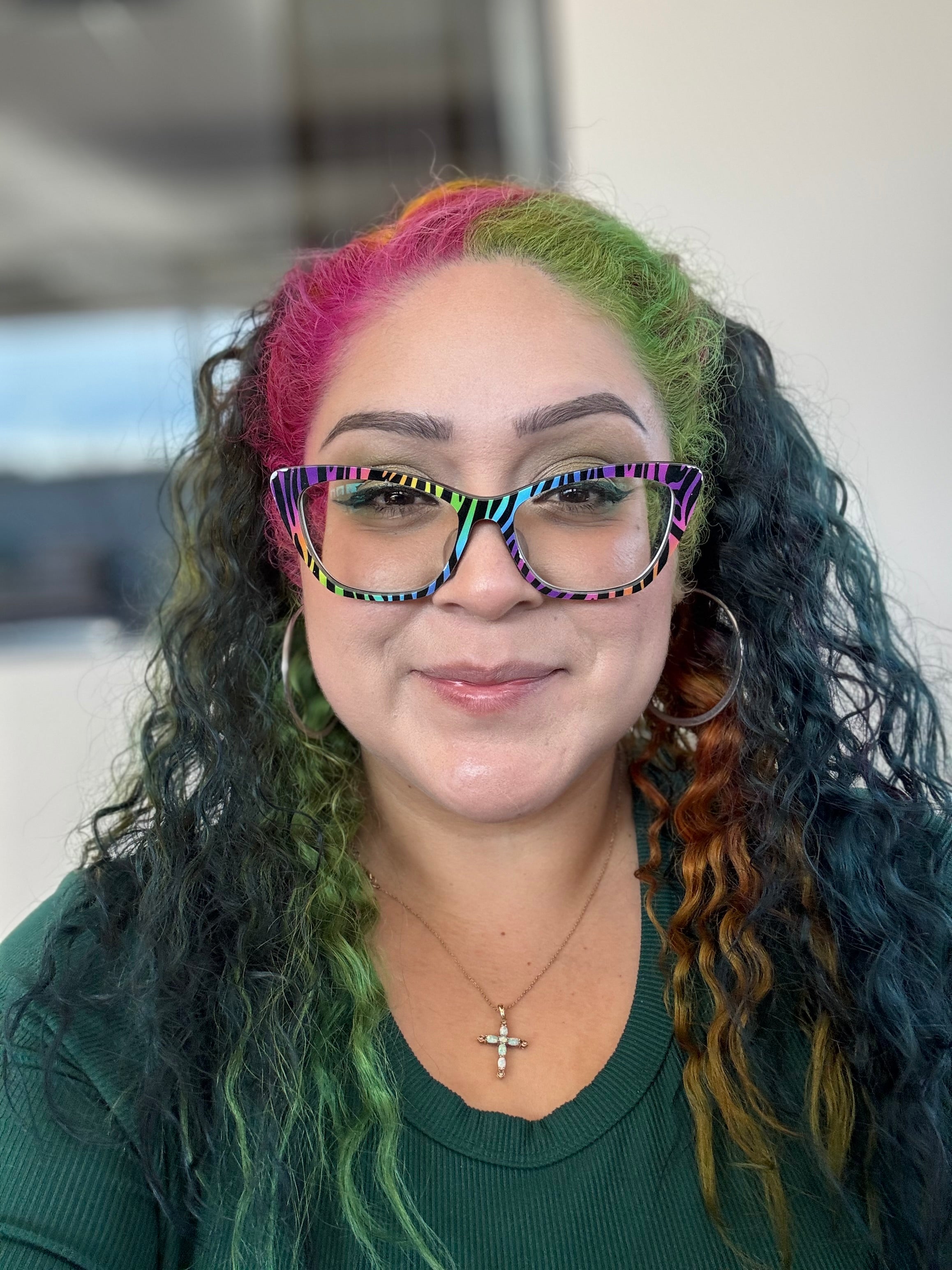 Custom hair dye result made with ColorBox at-home hair dye creator