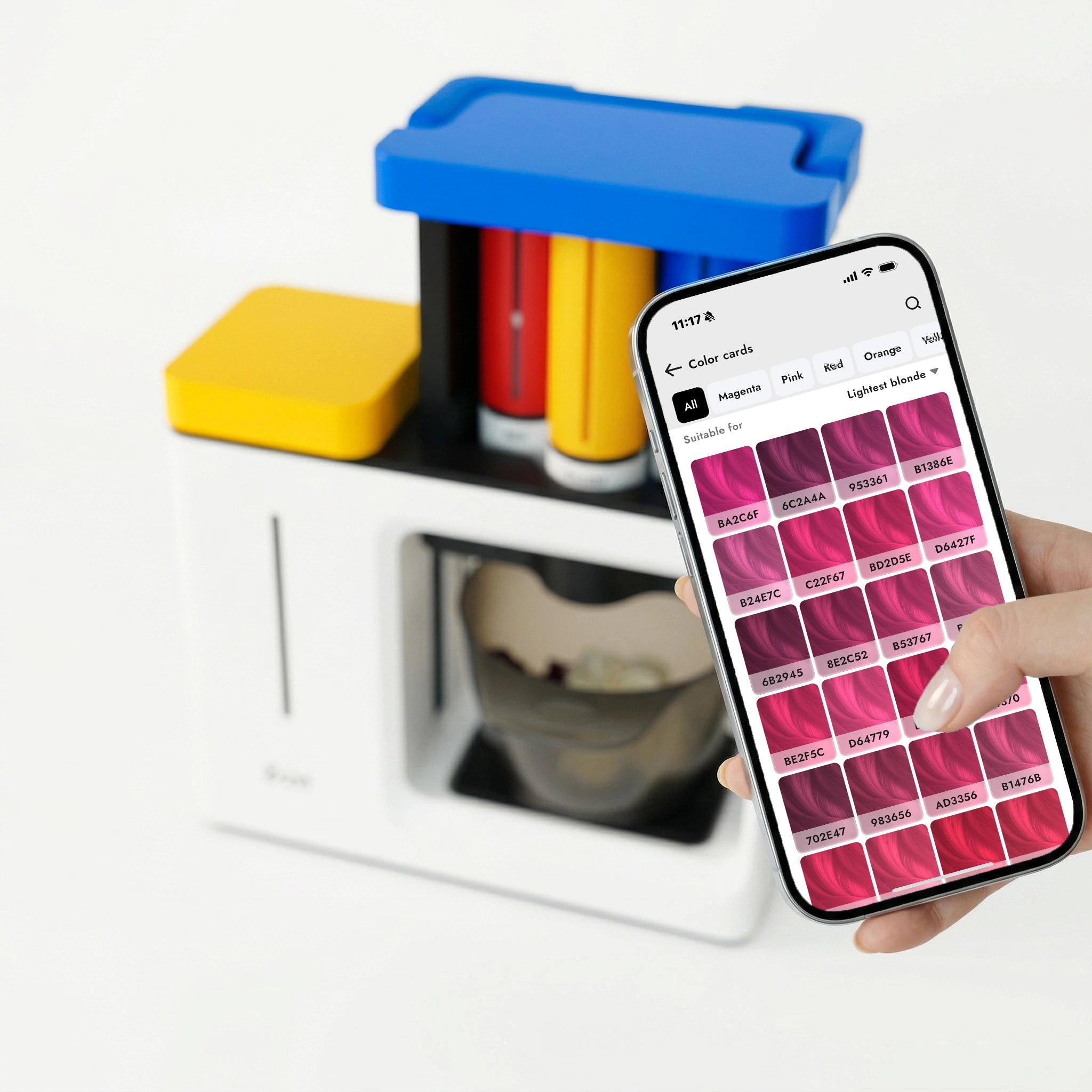 Zuvi ColorBox App – Choose and Mix Custom Hair Dye Colors