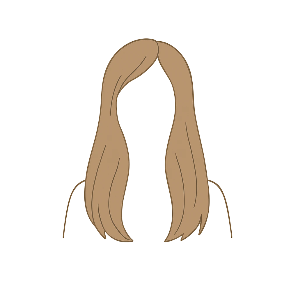 Medium hair length
